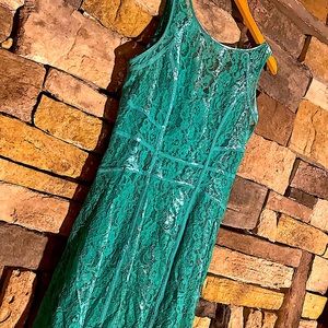 Green lace Dress by LC